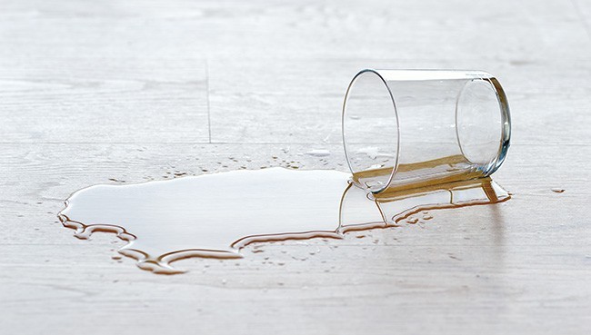 drinking glass fallen to the ground | Affordable Flooring Warehouse | Steamboat Springs, CO